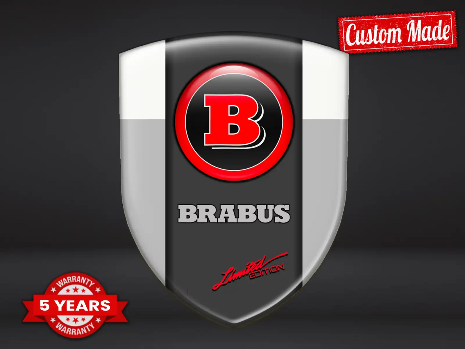 Brabus Heckscheibensticker Edition Stilvoll Modern